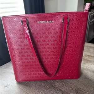 Red Micheal Kors Bag